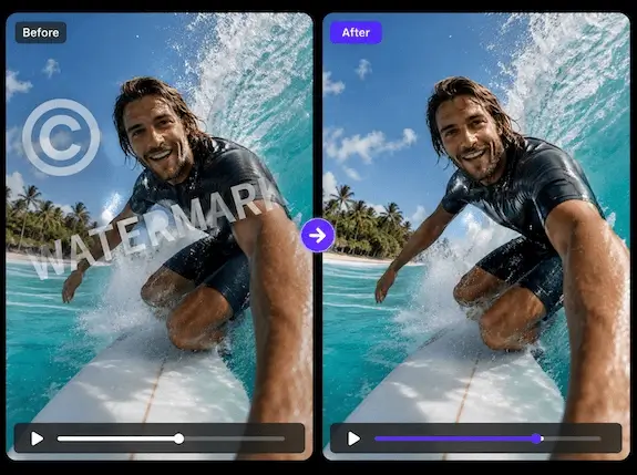 Eliminar marca de agua de video
